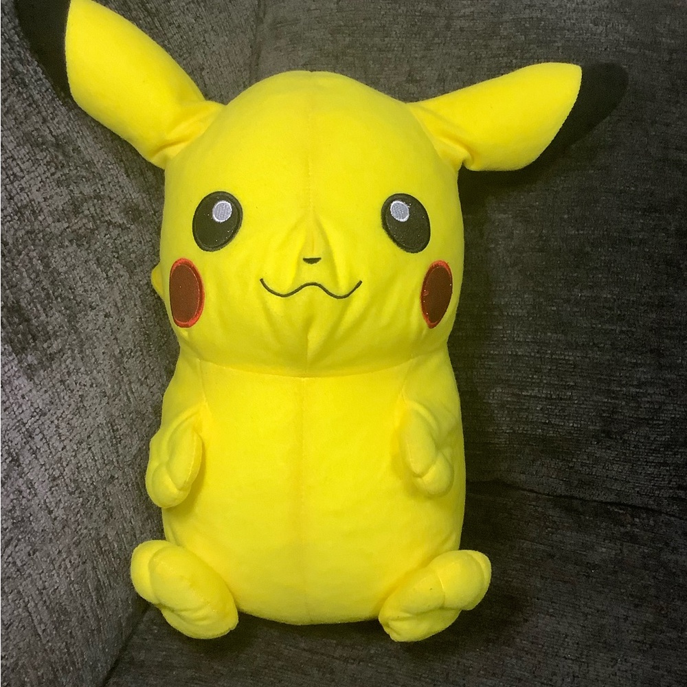 16" Pokemon Pikachu Plush Stuffed Animal by Toy Factory 2015 Game Freak Spot*